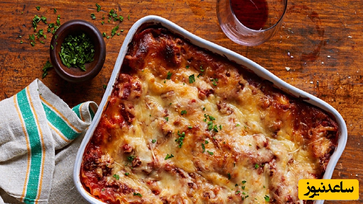 روش تهیه لازانیای قارچ و پیازچه که یه بار تستش کنی عاشقش میشی+ عکس