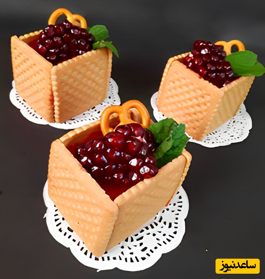 (ویدیو) طرز تهیه دسر جعبه‌ای انار؛ ساده ولی خوشمزه‌تر از هر چیزی که تا حالا خوردی!