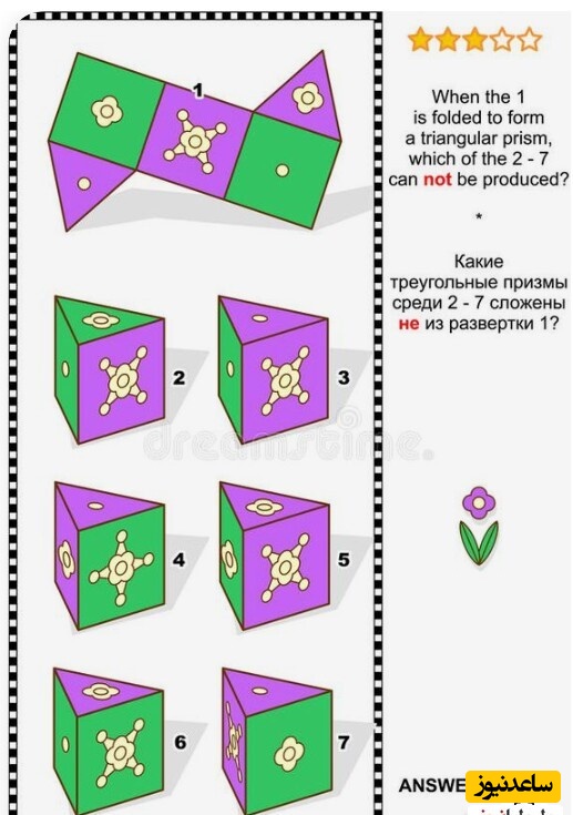 چالش روزانه‌ی باهوش شو!/ تست IQ/ فقط افراد با IQ بالای 110 میتونن زیر 9 ثانیه این معما رو حل کنند