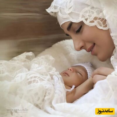رونمایی از سیسمونی بامزه نوزاد خوشگل ستاره سادات قطبی/ چقدر کوچولووو😍 +عکس