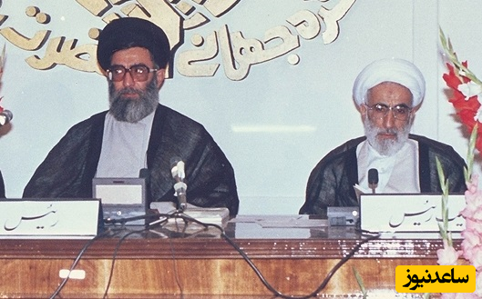 احمد جنتی در کنار مقام معظم رهبری