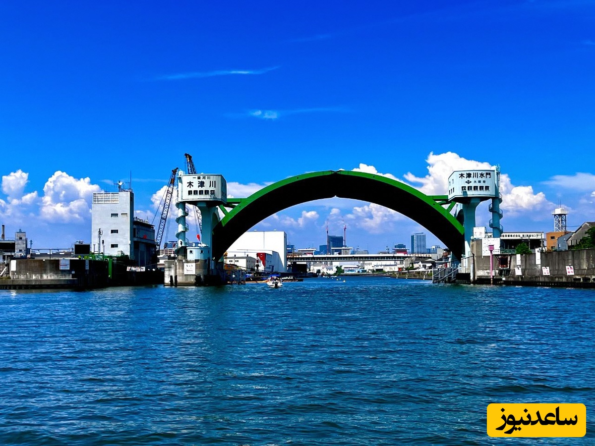 (فیلم) نبوغ معماری؛ پل عظیم‌الجثه‌ای در چین که همزمان مقابل سونامی می‌ایستد/ الحق که نابغه ان چینیا!!