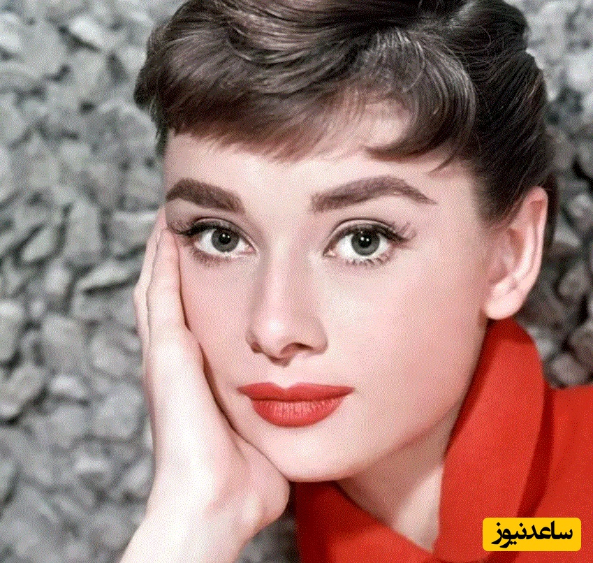 عکسی از بازیگر جوان سینما در نقش آدری هپبورن