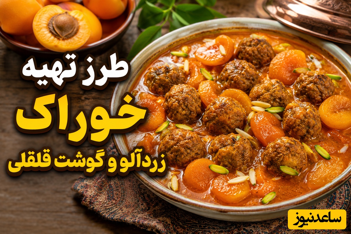 دیگه غذای تکراری نپز! طرز تهیه خوراک زردآلو و گوشت قلقلی برای یک شام جدید و شاهانه با طعم بی‌نظیر که جایش در سفره‌ها خالیه
