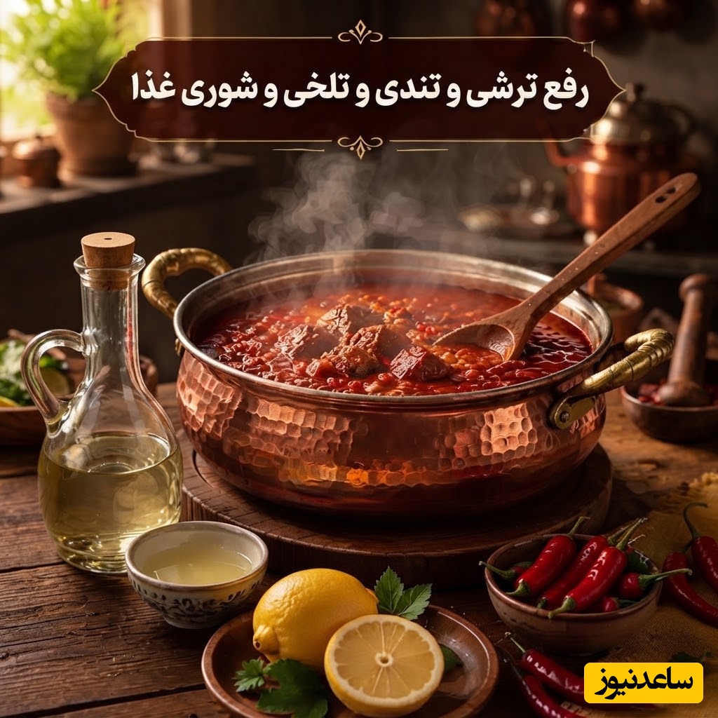 نجات غذا در آخرین لحظه؛ ترفندهایی که آشپزهای باتجربه برای اصلاح شوری، تلخی و ترشی استفاده می‌کنند + فیلم