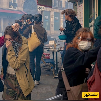 شهر عشاق به منطقه جنگی تبدیل شد؛ فیلم و عکس‌هایی از اعتراضات مردم در پاریس