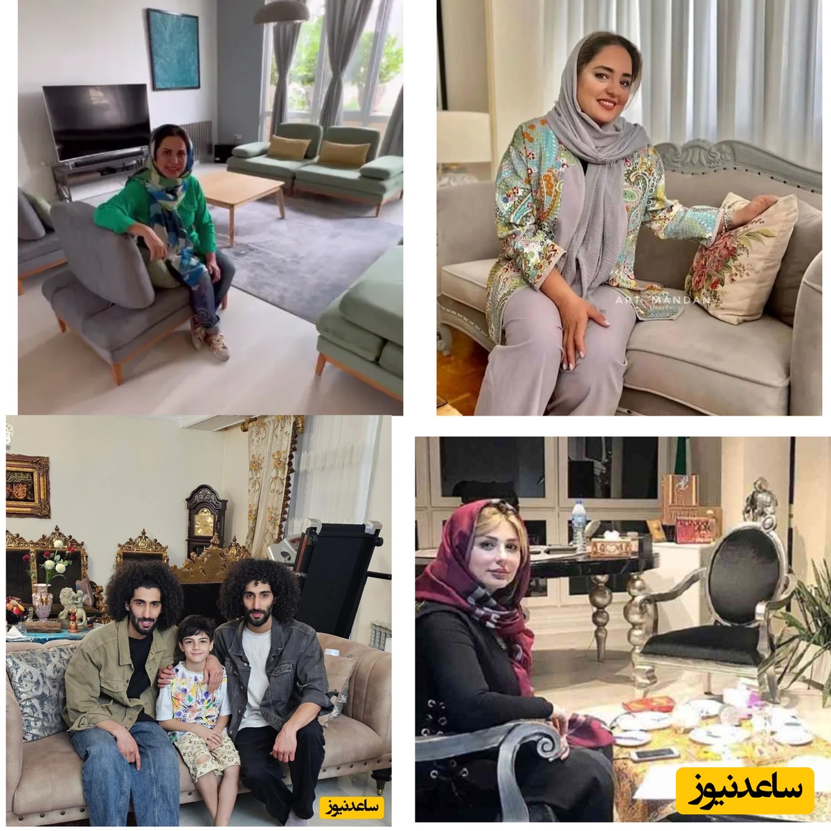 یه نگاه بنداز؛ مبل‌هایی که خونه بازیگران رو تبدیل به قصر کرده+ویدیو/ حمید لولایی، مرجانه گلچین، مریم امیرجلالی و...