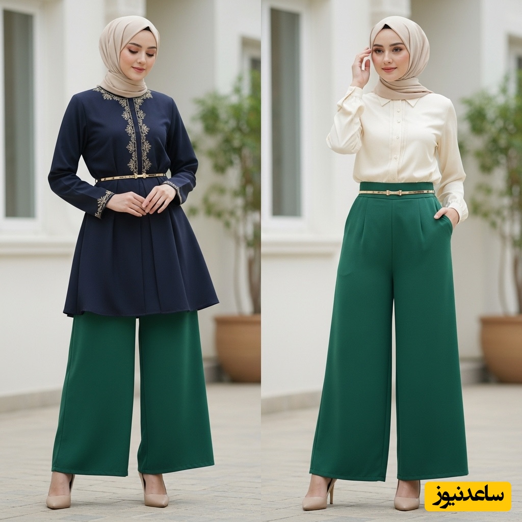 شلوار پارچه‌ای گشاد