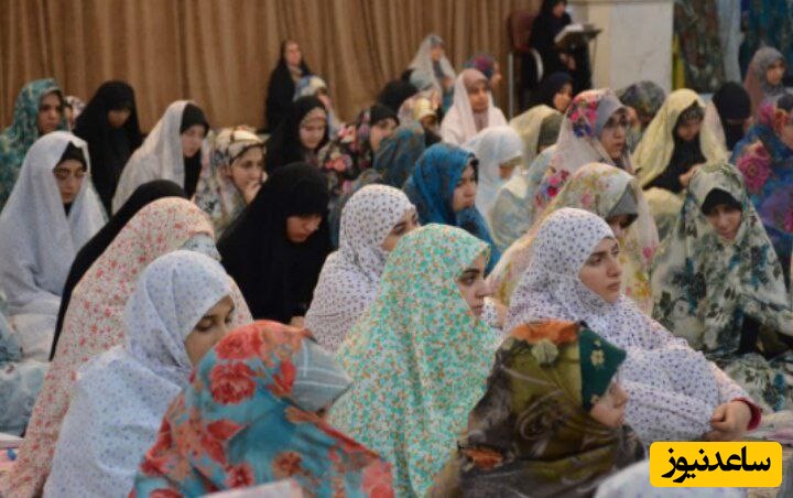 اعتکاف 320 دانشجوی دختر در  دانشگاه تبریز