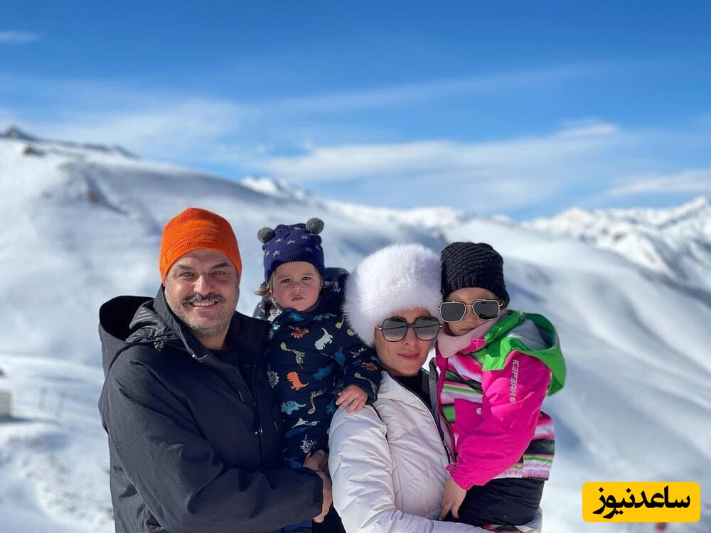 عقدی متفاوت با استایلی خاص؛ مانتوی ساده و تاج گل کلاسیک همسر سام درخشانی چشم‌ها را خیره کرد 😍 + عکس