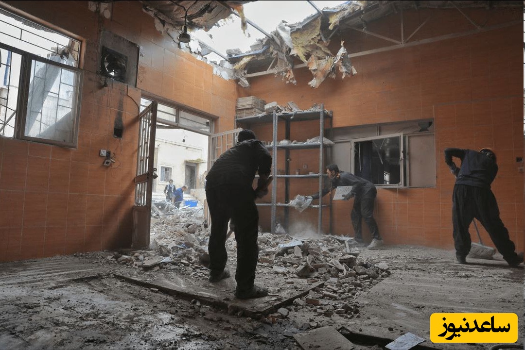 عملیات پاکسازی منازل آسیب‌دیده