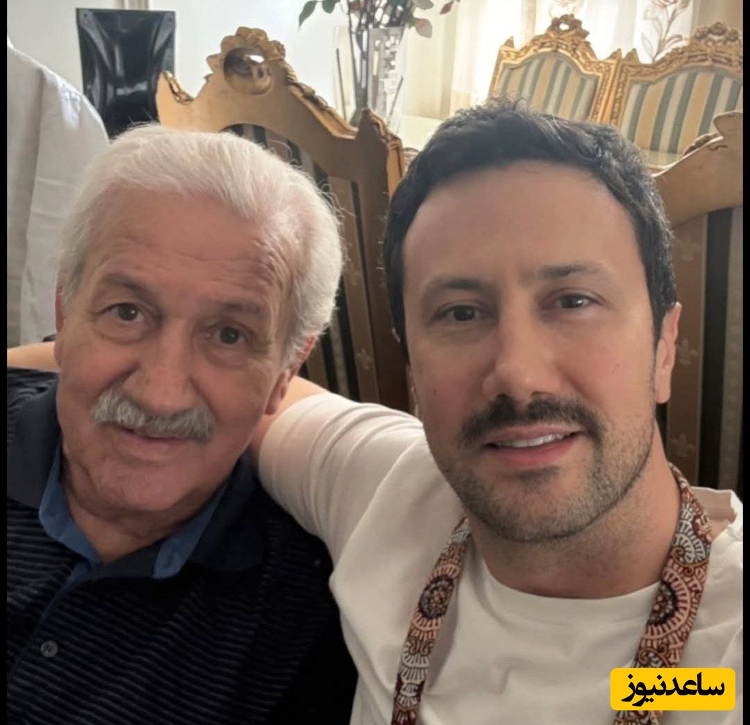 چیدمان خوشرنگ خانه‌ی پدری شاهرخ استخری با مبلمان قرمز گوجه‌ای/ سپیده خانم چه پدر و مادرشوهر باکلاس و مهربونی داره