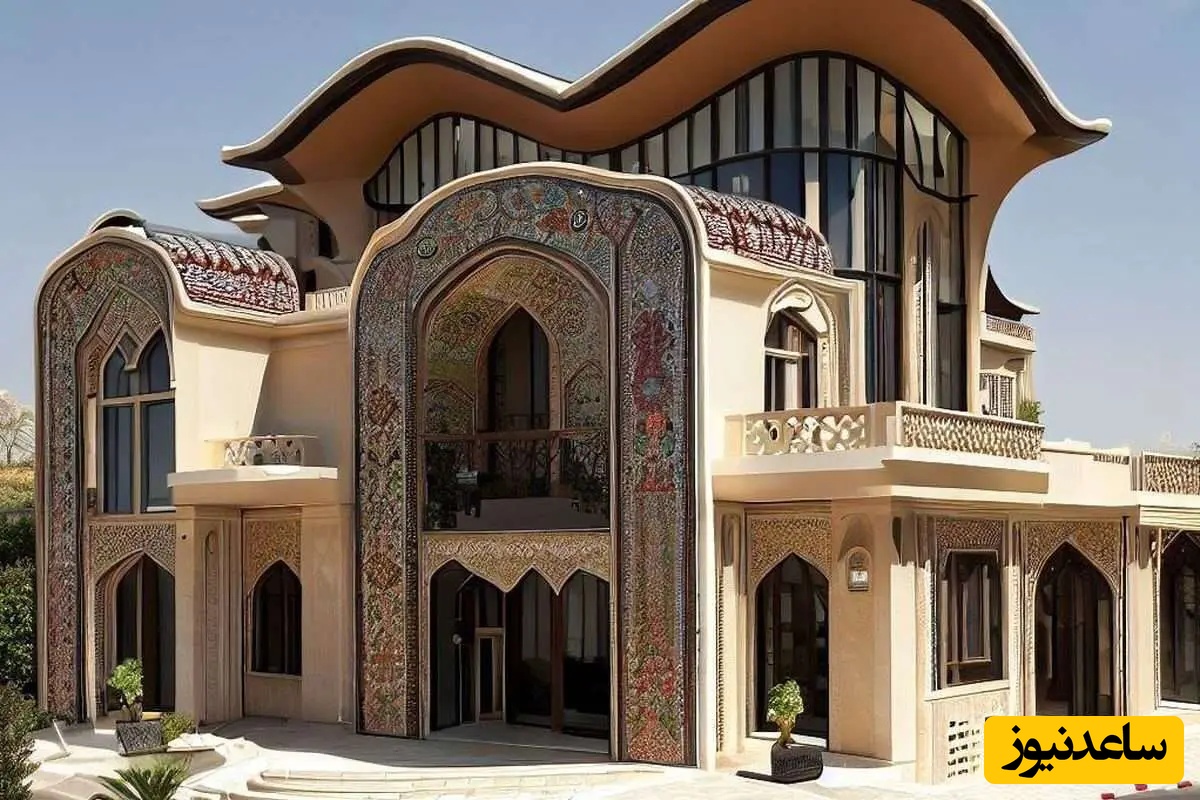 نگاهی به معماری چشم‌نواز خانه‌های قاجاری بازسازی شده توسط هوش مصنوعی / زندگی تو این خونه یه حالی دیگه‌ای داره😍