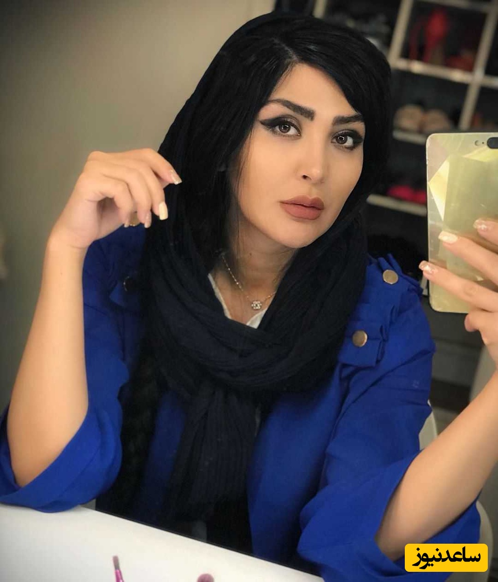 سلفی پربازدید و دیدنی از مریم معصومی در شیشه ماشین با استایل بسیار شیک  و متفاوت