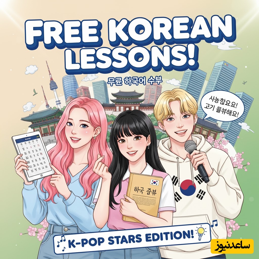 (ویدئو) آموزش صفر تا صد زبان کره‌ای کاملا رایگان/ قسمت بیستم: هانگول را مثل آب خوردن یاد بگیر! (5 لغت جدید)