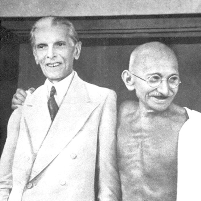 مهاتما گاندی و محمدعلی جناح
