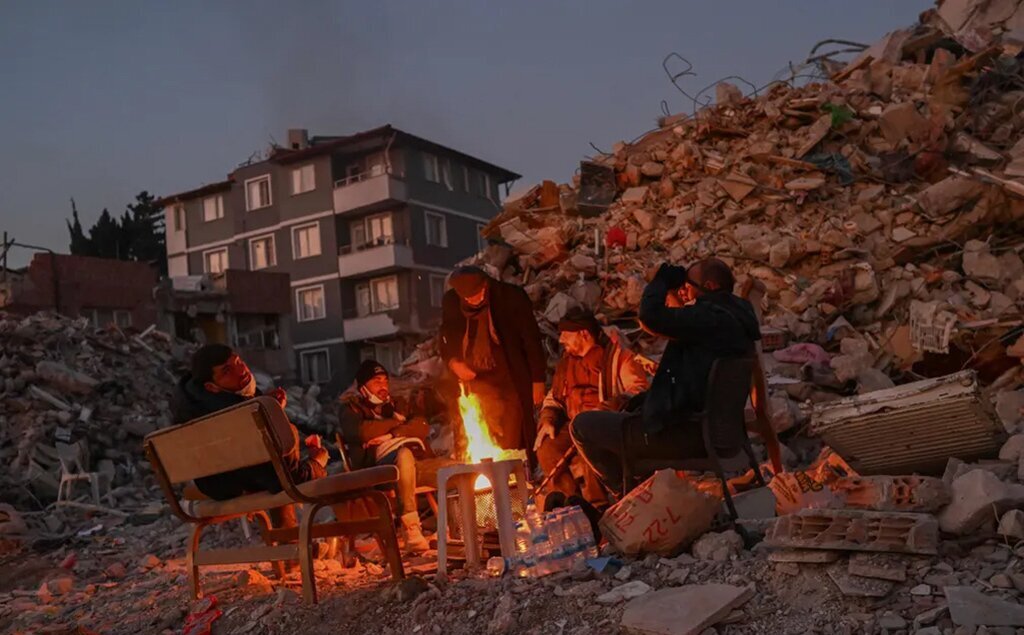 منطقه زلزله زده ترکیه