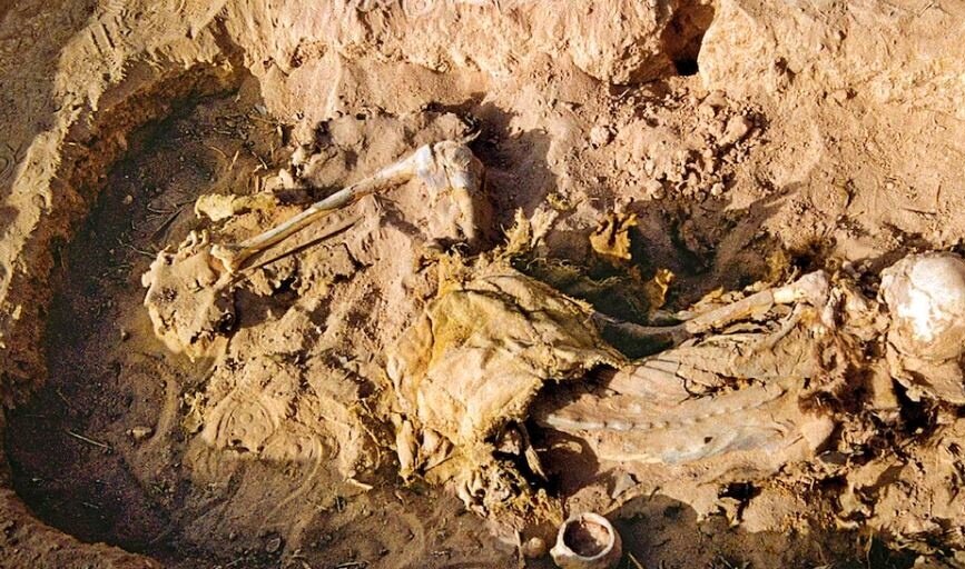  اسکلت زنی که در گورستان یانگهای یافت شد و با زین و لباس سواری دفن شده بود، احتمالاً حدود 2700 سال پیش یک زن گله‌دار بوده است