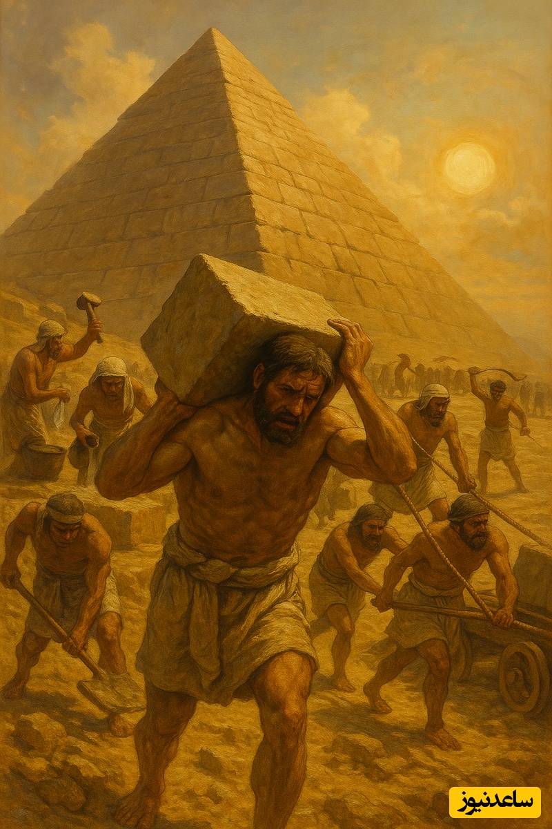 یک روز از زندگی کارگر سازنده‌ی هرم مصر در سال 1550 پیش از میلاد/ شکوه معماری هرم‌ها و فداکاری مردمی که تاریخ را ساختند! +ویدیو