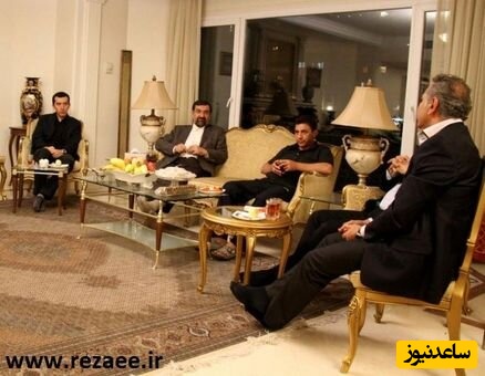 محسن رضایی در خانه امیرقلعه نویی