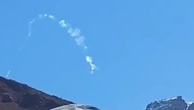 انهدام جنگنده در لواسان + ویدئو | لحظه سقوط را ببینید