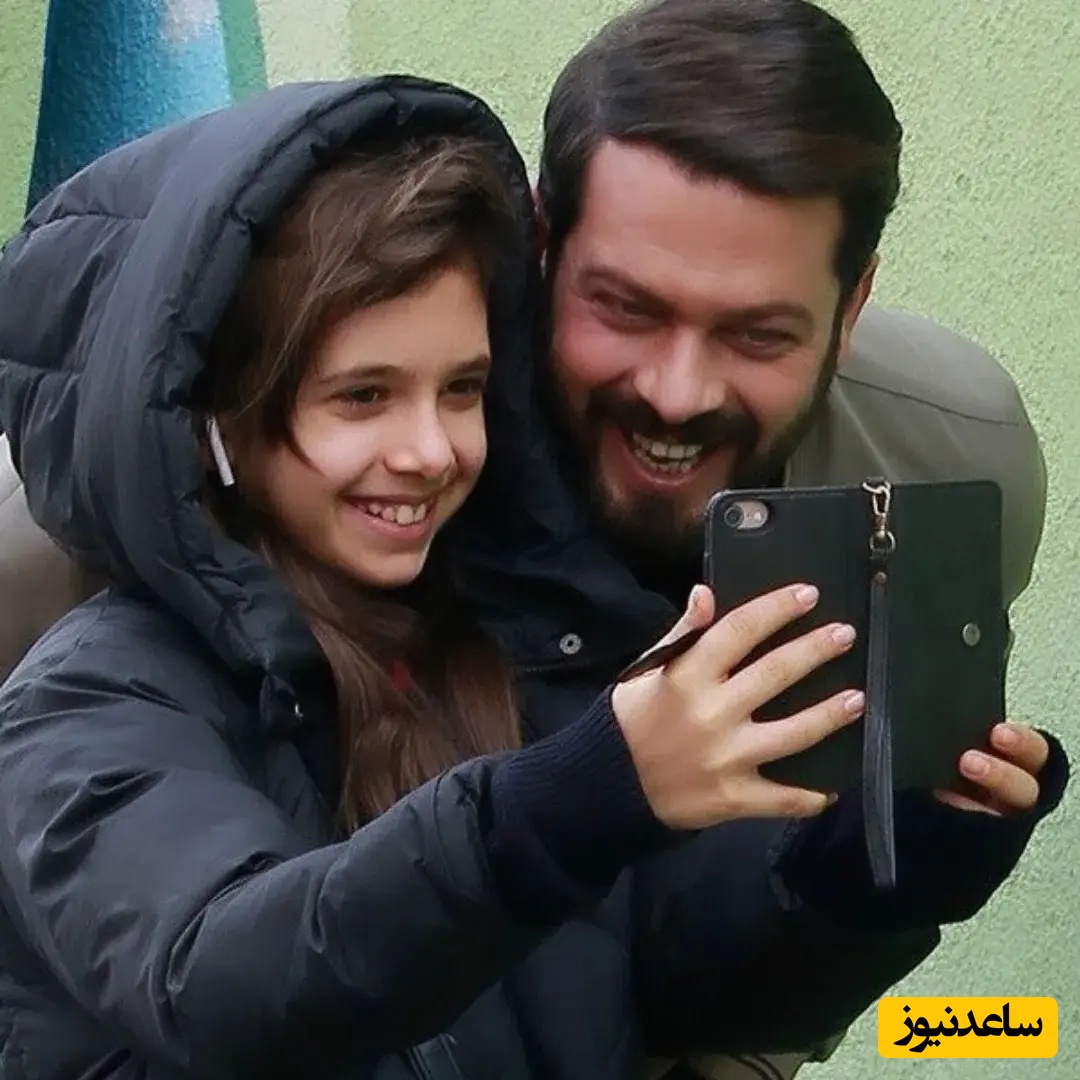 پژمان بازغی و دخترش