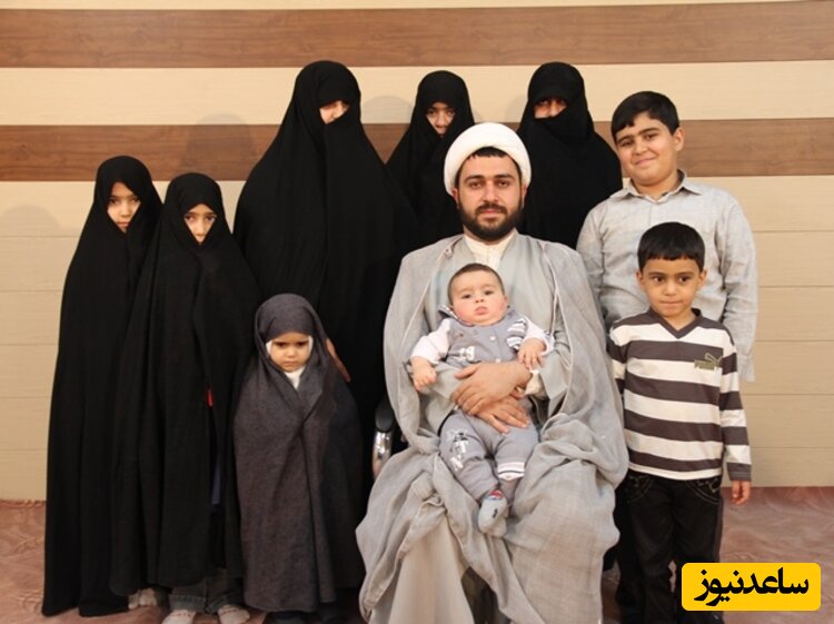 زندگی شاد جوان ترین پدر ایرانی 37 ساله با 12 فرزند و 2 نوه/ آرزوی داشتن فرزند دوقلو در دل همسرم مانده!