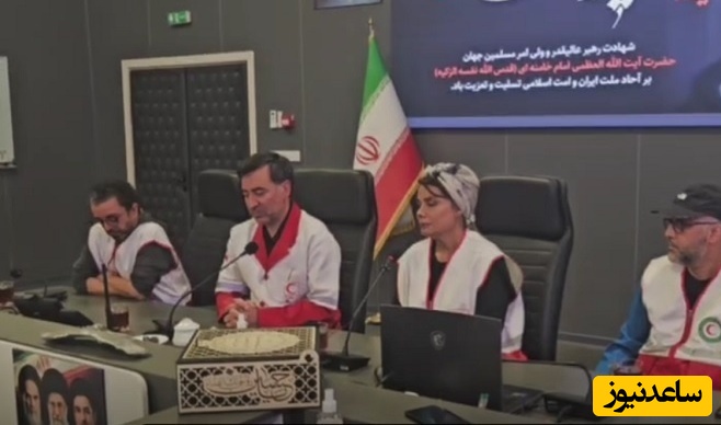 از قاب دوربین تا خاکریز امداد؛ حضور عاطفه رضوی در جمع امدادگران هلال احمر+فیلم