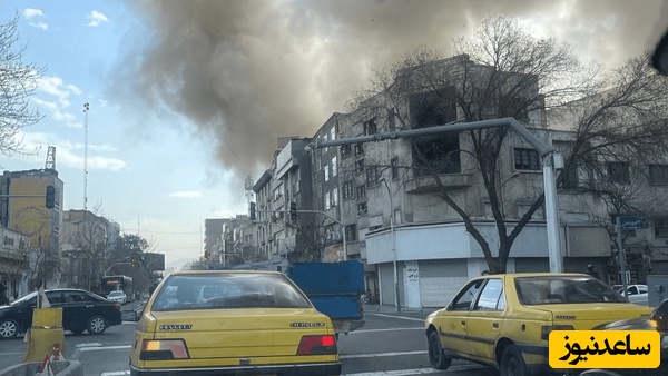 اولین عکس ادعایی از خسارت حملات هوایی امروز به منطقه پاستور