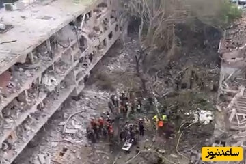 ببینید | ویرانی‌های  وحشتناک ناشی از حمله موشکی ایران در تل‌آویو+ ویدیو