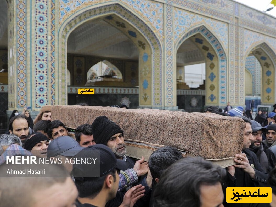 تشییع شهرام عبدلی در حرم مطهر رضوی