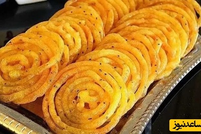 طرز تهیه زولبیای خوشمزه و ترد در خانه با نشاسته گل، مخصوص ماه رمضان+ ویدیو