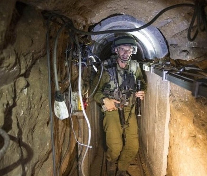 (ویدئو) لحظه تخریب تونل‌های حماس توسط ارتش اسرائیل