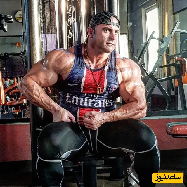 فیگورگیری جعفر غفار نژاد یکی از ژنتیک های ناب دویست و دوازده پوند ایران