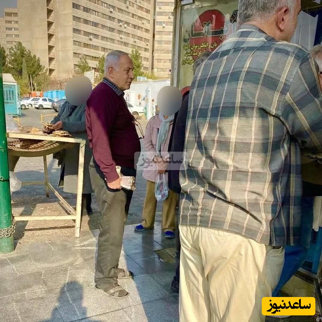 نتانیاهو در صف نانوایی