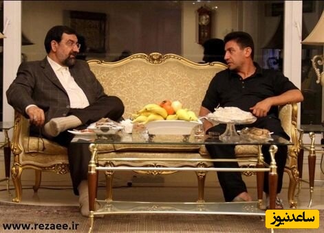 محسن رضایی در خانه امیرقلعه نویی