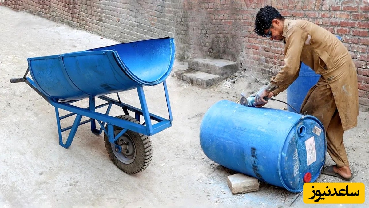 خلاقیت مشاغل؛ این شما و این ابتکار تعمیرکار ایرانی در تبدیل بشکه به کولر آبی+ ویدیو/ مغز نیست که کارخانه معجزه‌سازیه👌