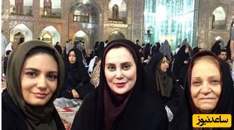 بازیگران در حرم امام رضا