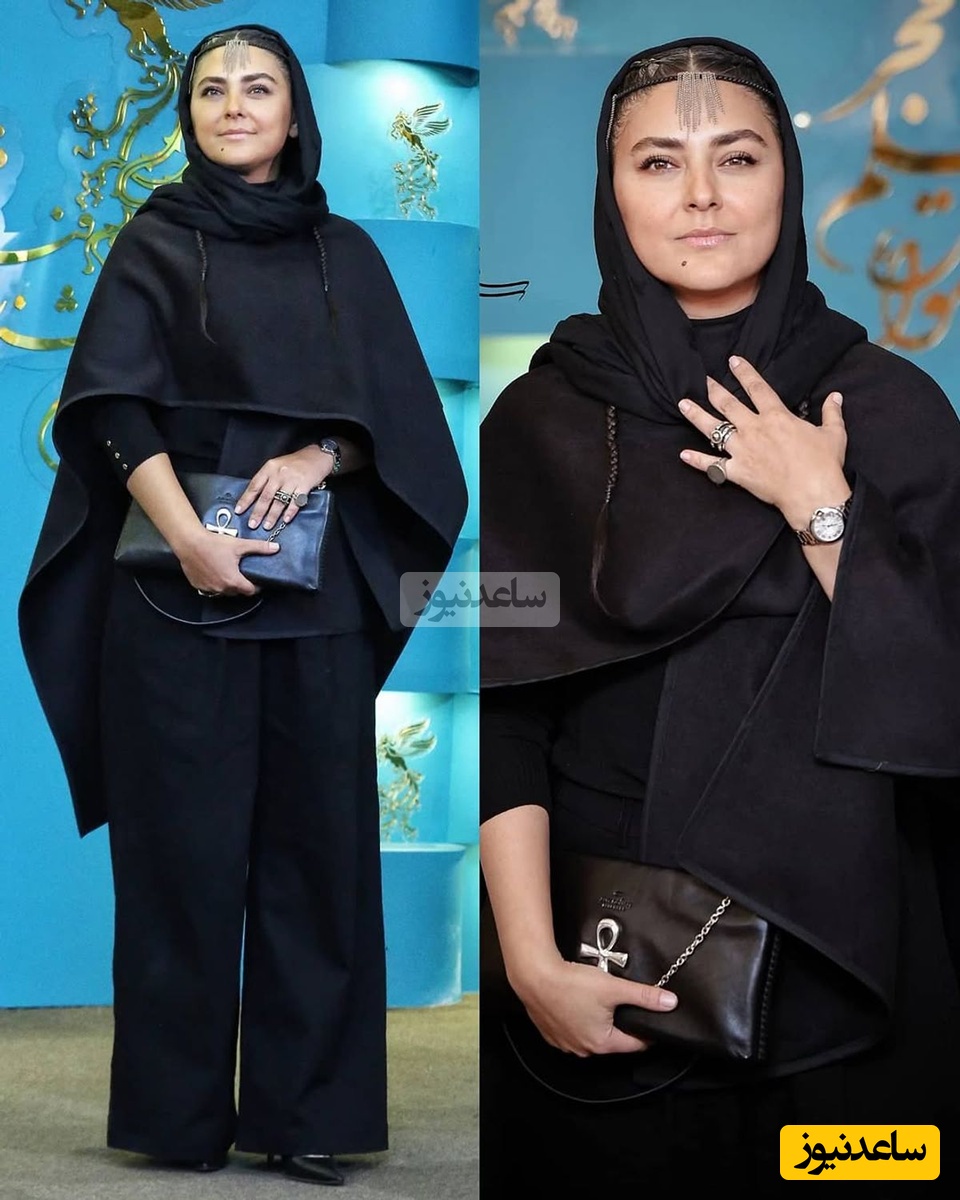 دور دور هدی زین العابدین  تو هوای بارونی با استایل کژوال و بدون میکاپ