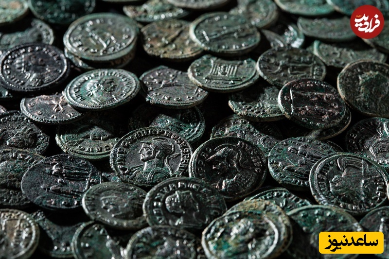 سکه‌های پاکسازی شده که عمدتا مربوط به قرن اول تا سوم میلادی هستند