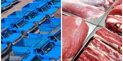 معاوضه نیسان آبی با گوشت قرمز کنیایی/ قیمت گوشت کاهش می یابد