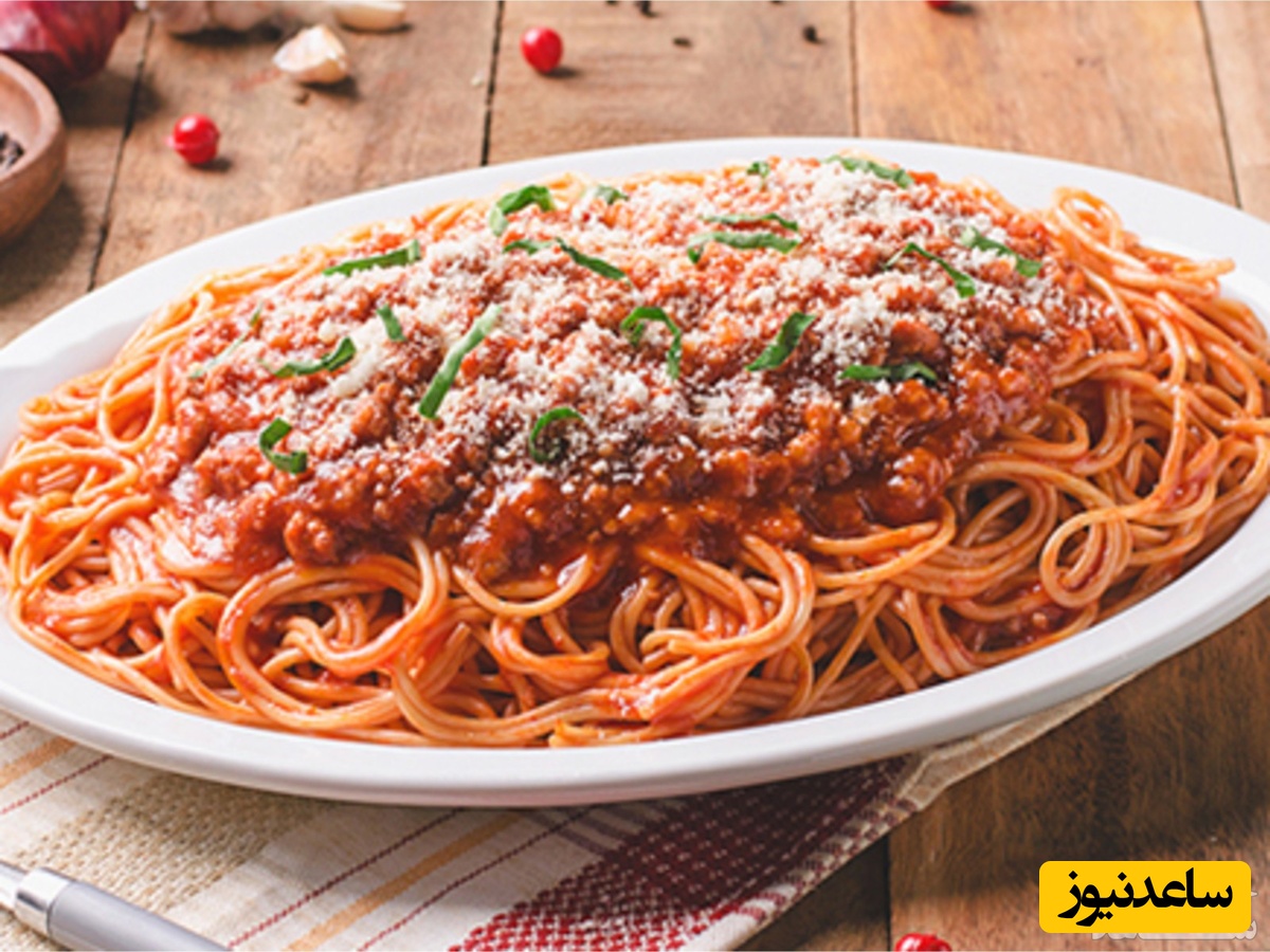 طرز تهیه ماکارونی (اسپاگتی)/ خوشمزه ترین غذای ممکن که همه عاشقشن+ عکس