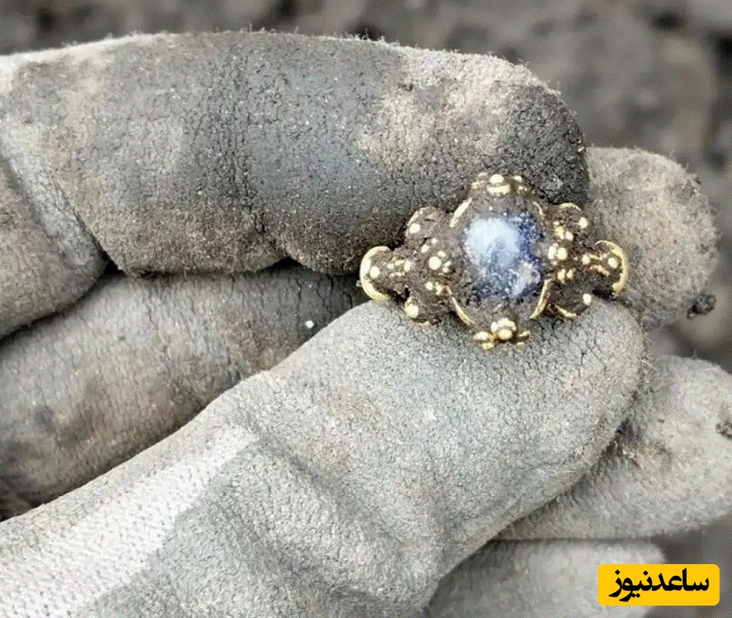 حلقۀ طلایی قرون وسطایی بعد از 800 سال از زیر خاک بیرون آمد