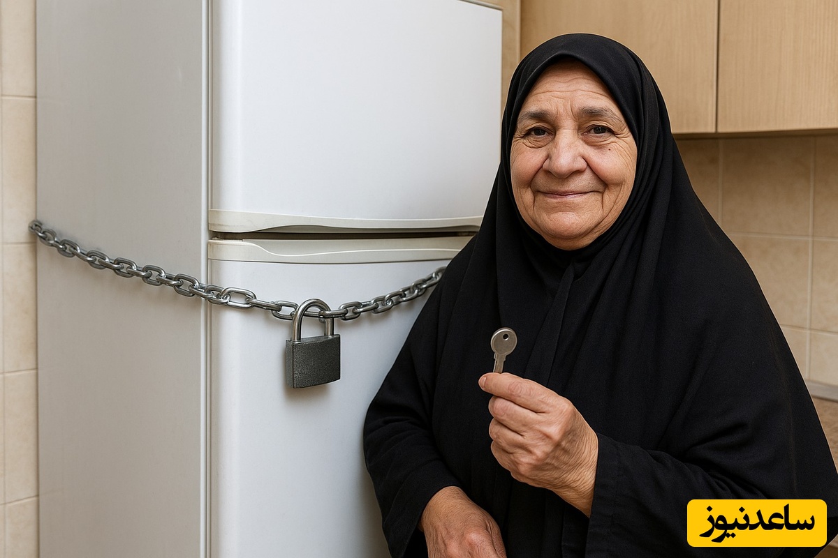 خلاقیت خنده‌دار " مادر ایرانی" در حفظ غذایش از دست بچه‌های شکمو حماسه ساز شد/ من یکی عاشق قفل کردن اون کفگیره شدم😂