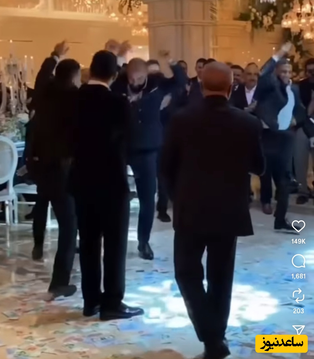 (فیلم) هنرنمایی مازندرانی امیرحسین زارع و رحمان  عموزاده در عروسی حسن یزدانی / معلومه فقط روی تشک کشتی کاربلد نیستن😅