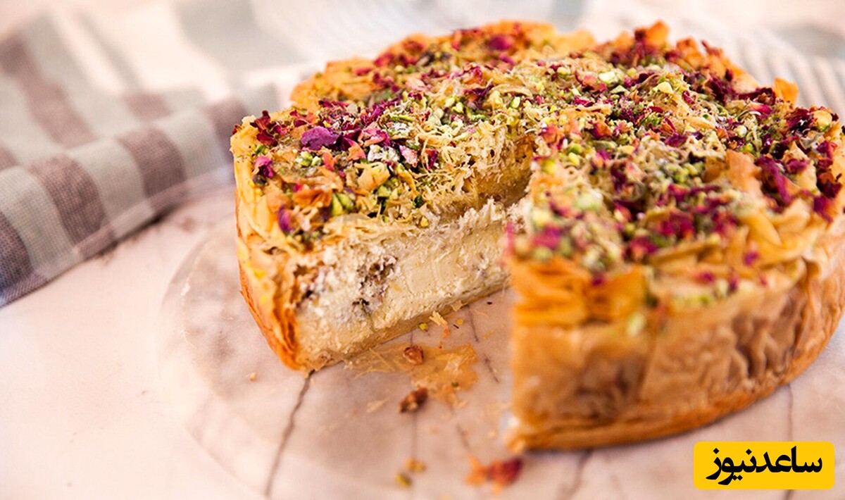 (فیلم) طرز تهیه چیزکیک باقلوای خوشمزه در کمتر از 1 دقیقه / ترکیب فوق‌العاده لطافت چیز کیک و طعم باقلوا؛ این ترکیب برنده‌ است