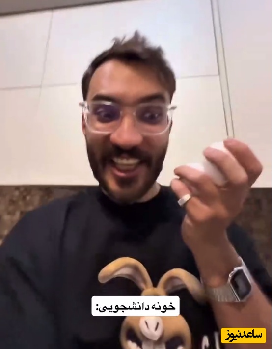 (ویدئو) طنز دانشجویی روز: چگونه بدون دیدن رنگ واقعی دیوار، در خوابگاه زنده بمانیم؟ / فقط وعده‌های غذاییشون😂