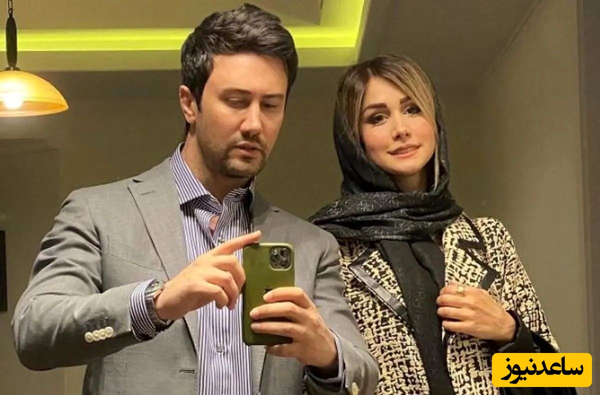 سلفی در آینه سپیده بزمی پور، همسر شاهرخ استخری با استایل مینیمال