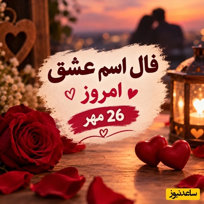فال اسم عشق امروز یکشنبه 26 مهر 1405/ ضربان قلبت روی هزار می‌رود؛ با دیدن پیام مخفی حرف اول اسمش، اشک شوق می‌ریزی!