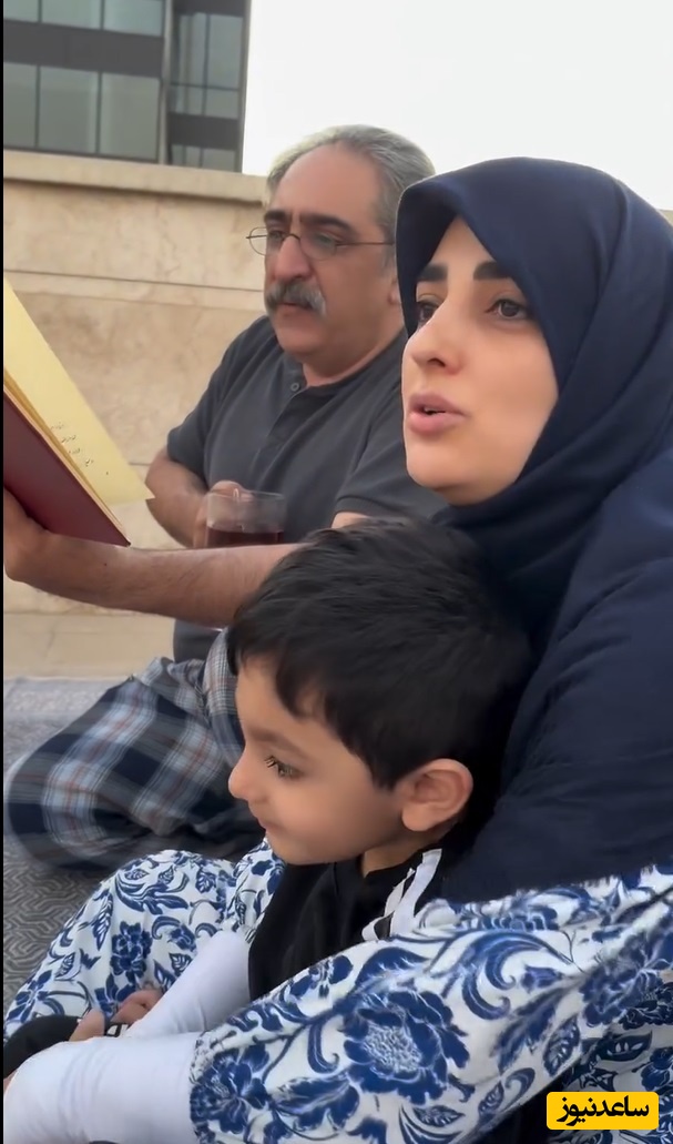 اگه تو هم مثل ستاره سادات قطبی دور و برت پر از بچه های قد و نیم قده و آرامشی برای خودت نداری این ویدئو رو حتما ببین/ جوری که همسرش شهرام شکیبا تو اون اوضاع شعر میخونه😂